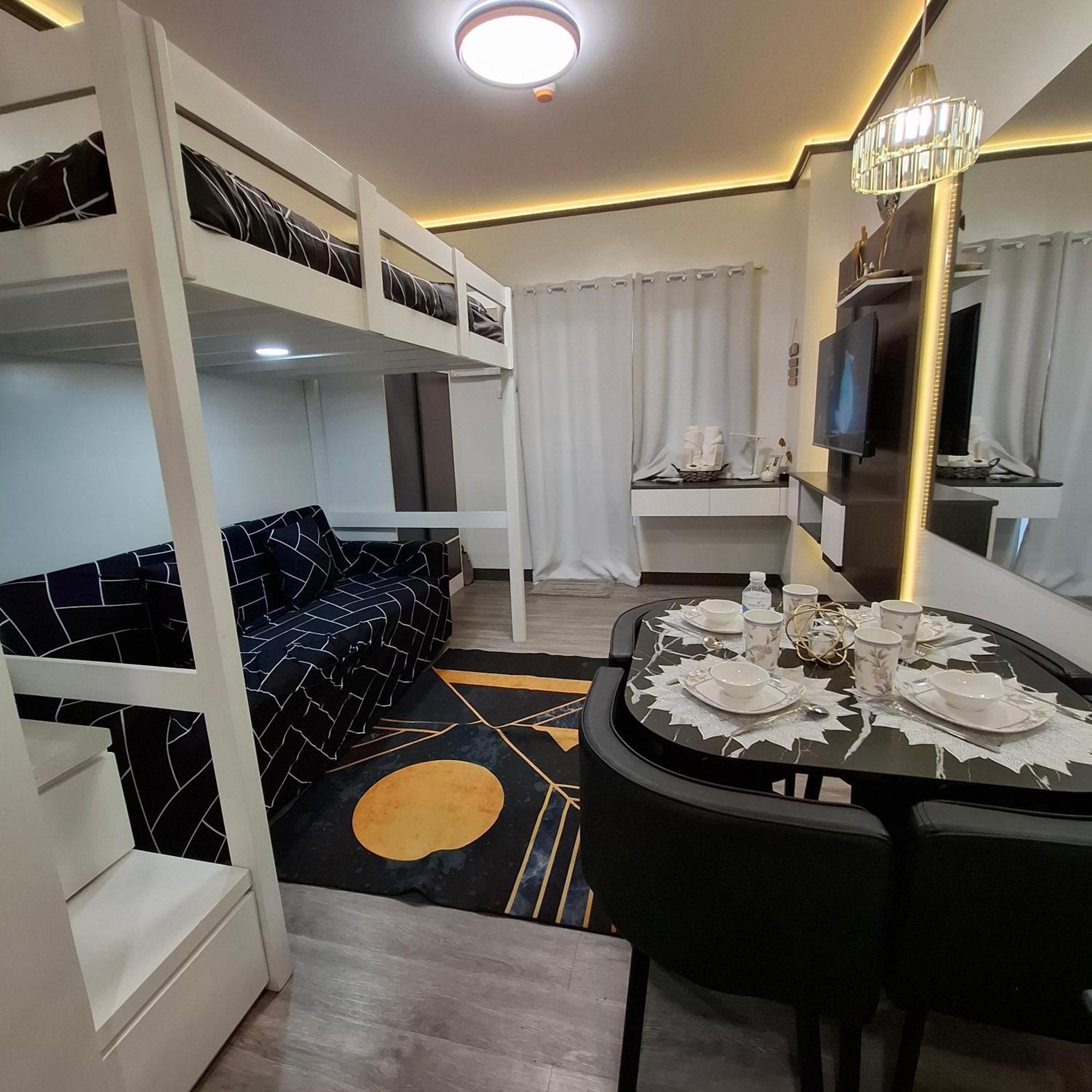 Condo Unit In Cebu City Studio Type Loft Bed Exterior foto